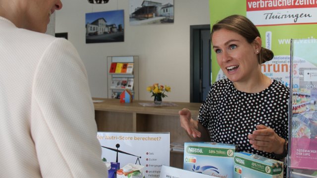 Infostand zu nachhaltiger Ernährung im Burgaupark