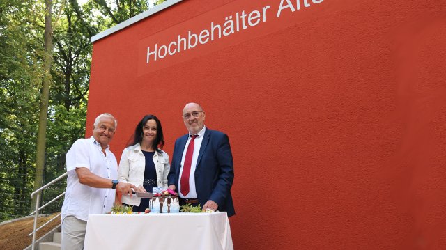 Trinkwasser-Hochbehälter in Altenberga eingeweiht 