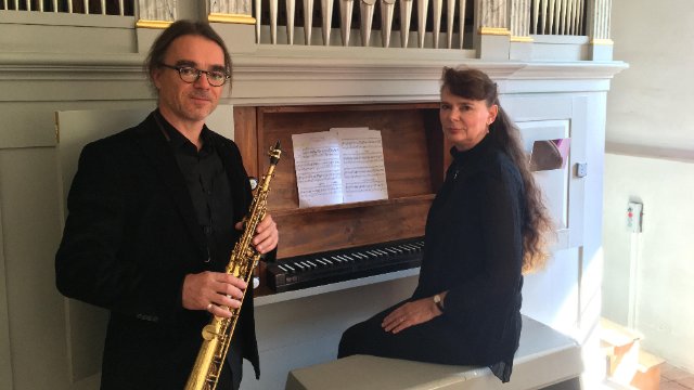 Konzert mit Saxophon und Orgel