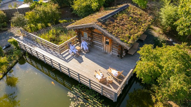 Sanierte Blockhaussauna öffnet am Wochenende