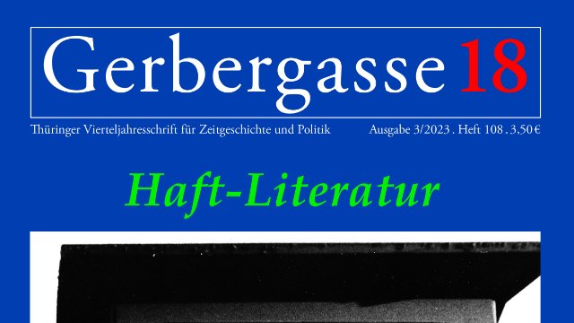 Neue „Gerbergasse 18“ erschienen