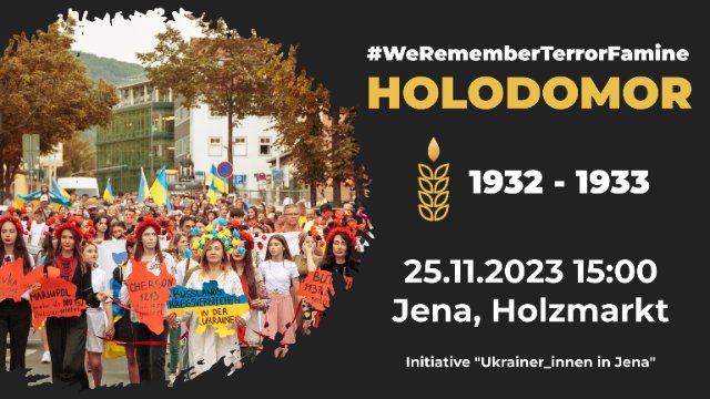 Gedenken an den Holodomor 