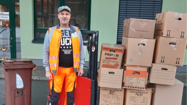 140 Kilogramm Kork für Recyclingprojekte