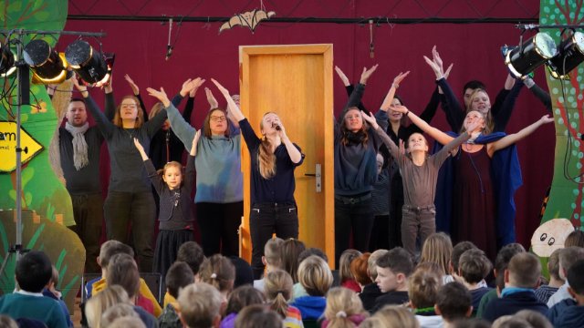 Weihnachtsmusical auf Weihnachtsmarkt