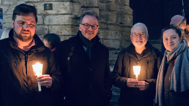 Weihnachtsliedersingen an der Stadtkirche