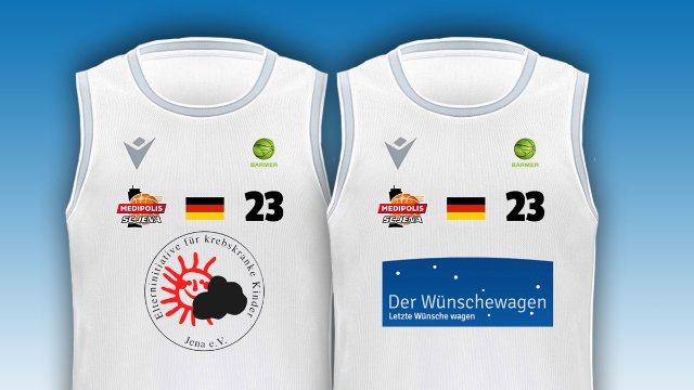 Charity-Trikotpartnerschaft von Medipolis SC Jena 