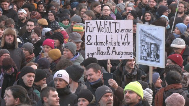 Demonstration am 3. Februar