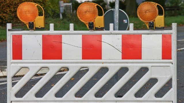 Vollsperrung Dornburger Berg