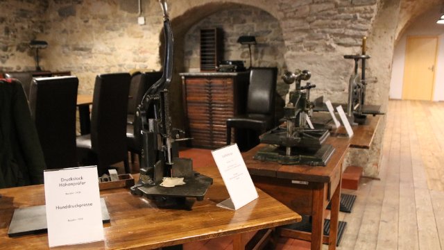 Schaudruckerei in Pößneck