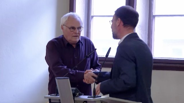 Wöckel und Hübscher für 34 Jahre Arbeit im Stadtrat gewürdigt