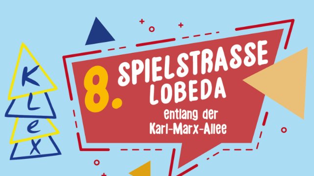 Spielstraße entlang der Karl-Marx-Allee