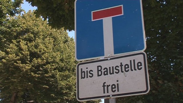 Reparaturarbeiten am Abwasserkanal in Jena-West