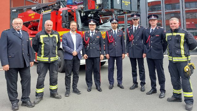 Feuerwehrmänner aus Lugoj zu Gast