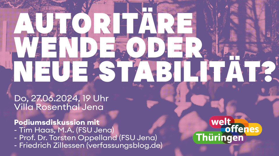 Thüringen vor dem Wahlherbst