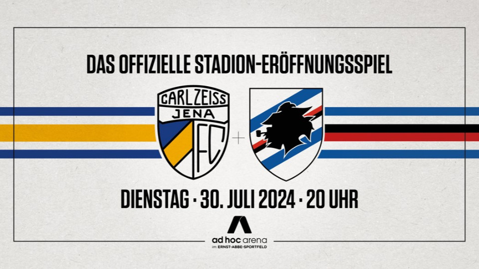 Sampdoria Genua kommt zur Stadioneröffnung
