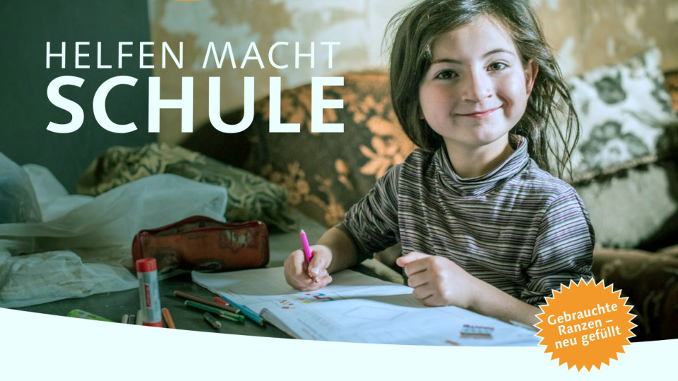 Schulranzen-Spendenaktion