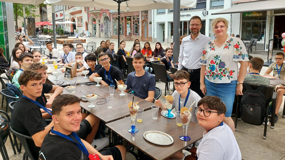 Oberbürgermeister trifft Jugendliche aus Lugoj