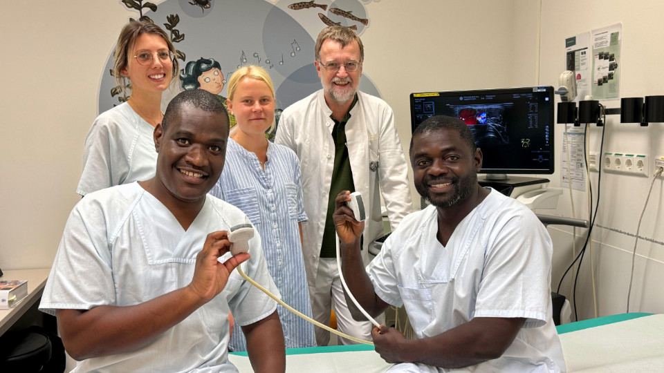 Clinical Officer aus Malawi hospitieren in der Kinderradiologie