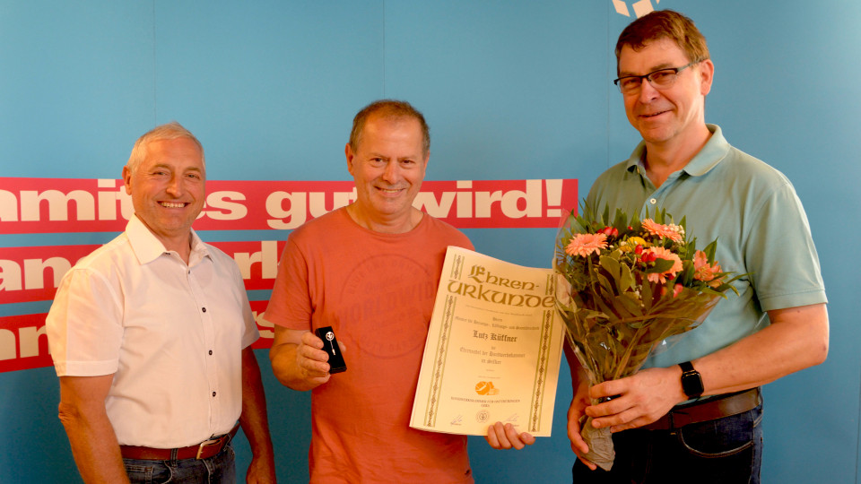 Besondere Würdigung für Ehrenamt im Handwerk