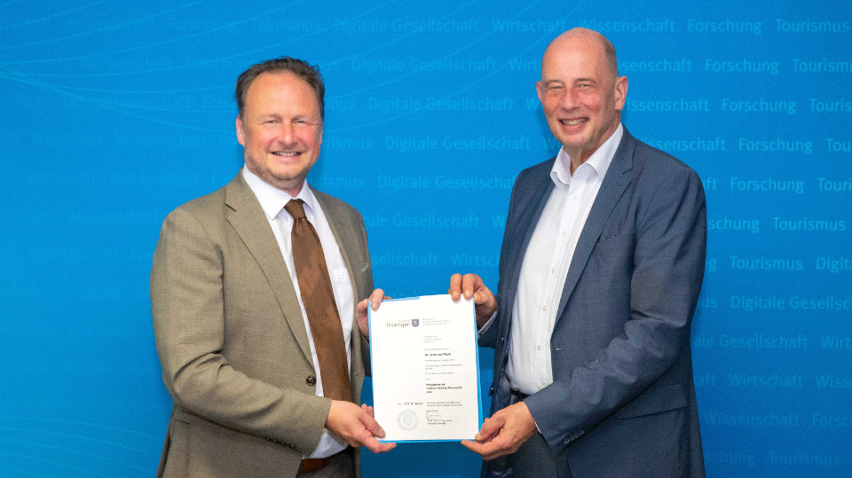 Prof. Dr. Marx ist neuer Präsident der Universität Jena