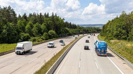 Umleitung am Hermsdorfer Kreuz