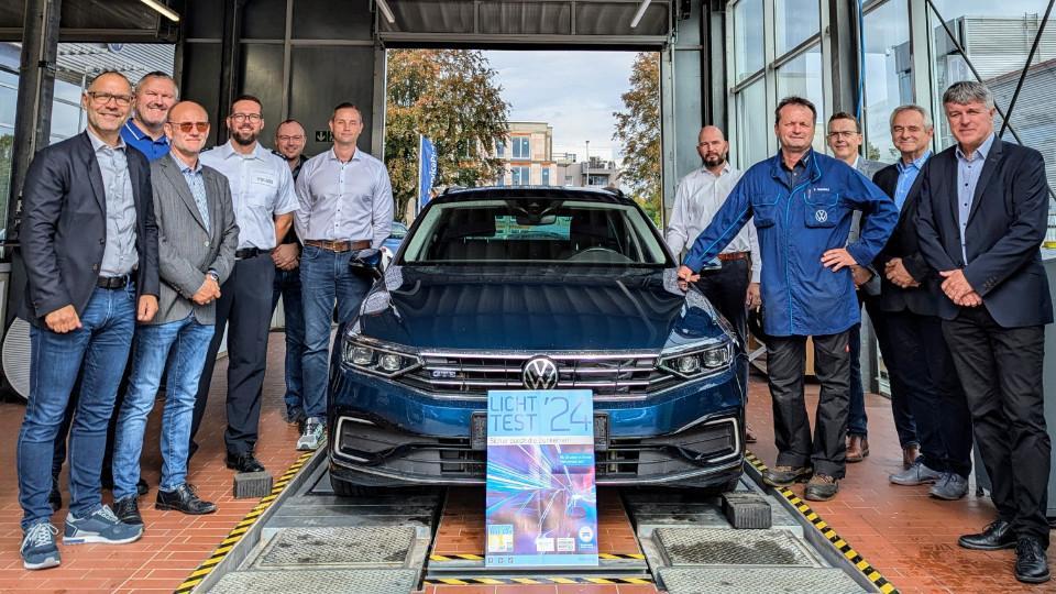 Lichttestaktion im Oktober