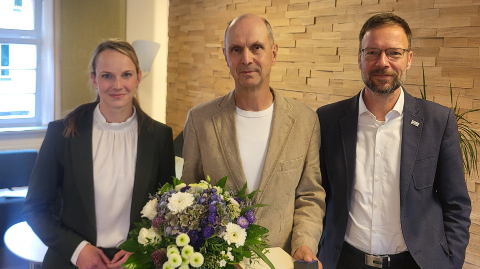 Ehrenbrief des Freistaates Thüringen für Dr. Fuchs