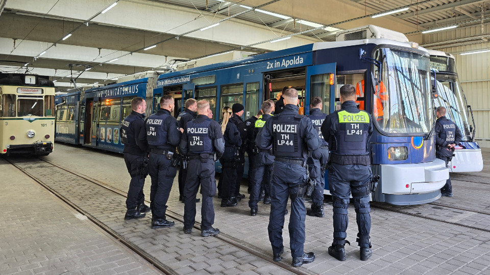 Polizei trainiert Einsatzlagen im Nahverkehr