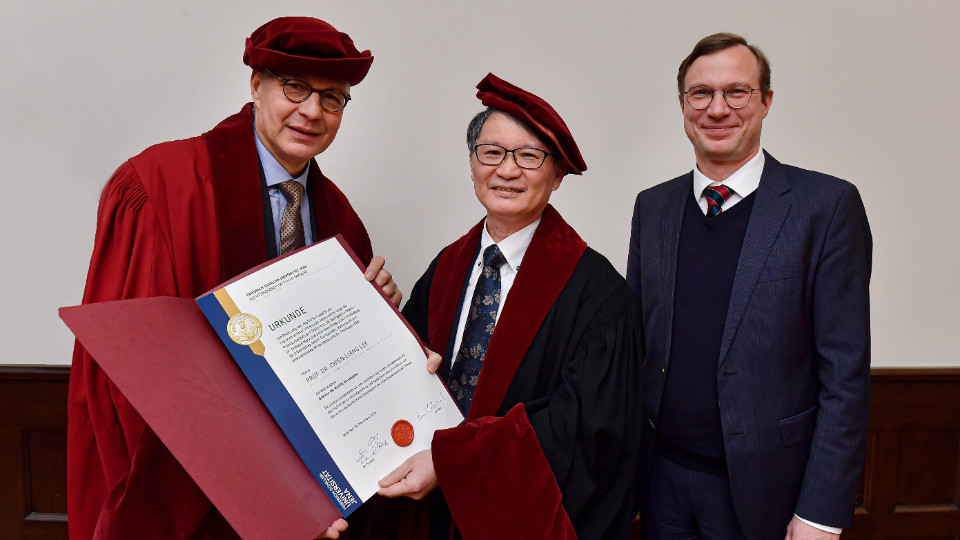 Ehrendoktorwürde für taiwanesischen Rechtswissenschaftler
