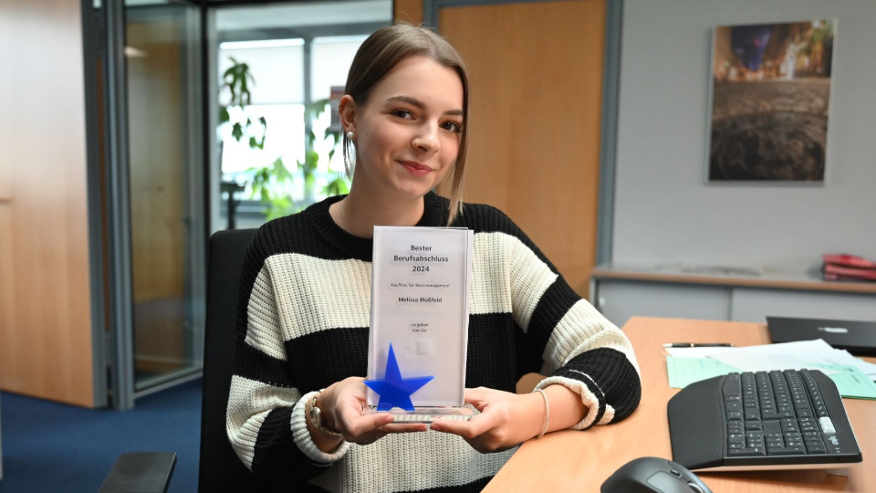 Ostthüringens beste Auszubildende kommt von den Stadtwerken Jena