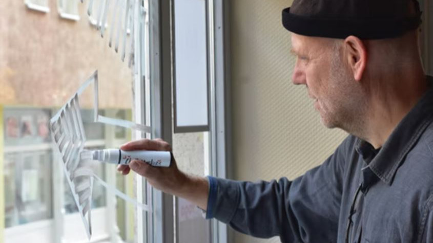 Zeichnerischer Workshop in Kunstsammlung