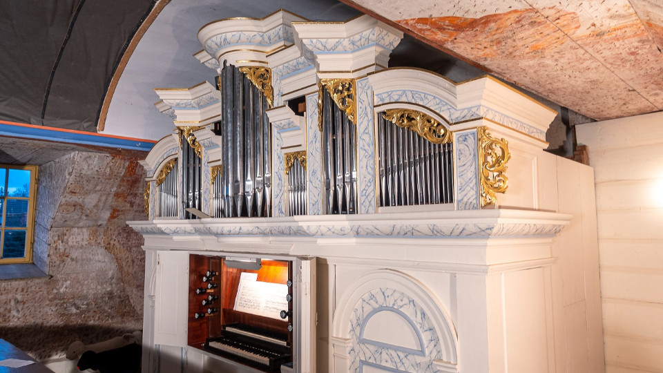 Lasershow für Krippendorfer Kirchenorgel