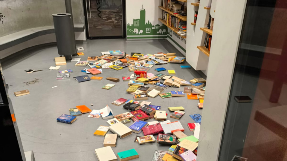 Vandalismus an der Buswartehalle