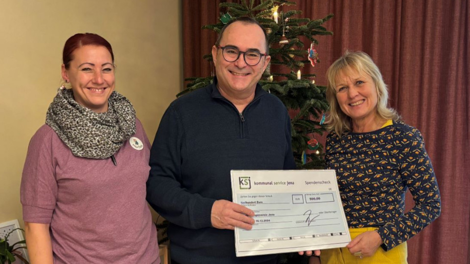 KSJ übergibt 500 Euro an den Hospizverein