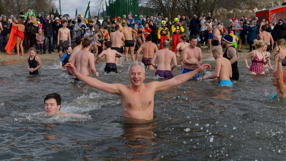 Neujahrsschwimmen am 1. Januar
