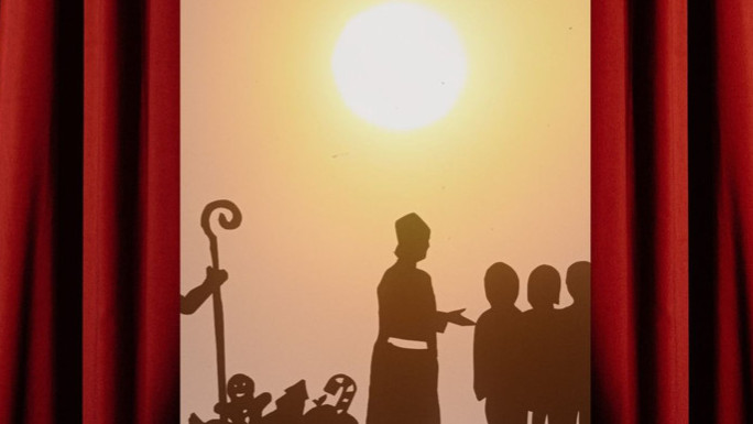 Schattentheater in der Kunstsammlung