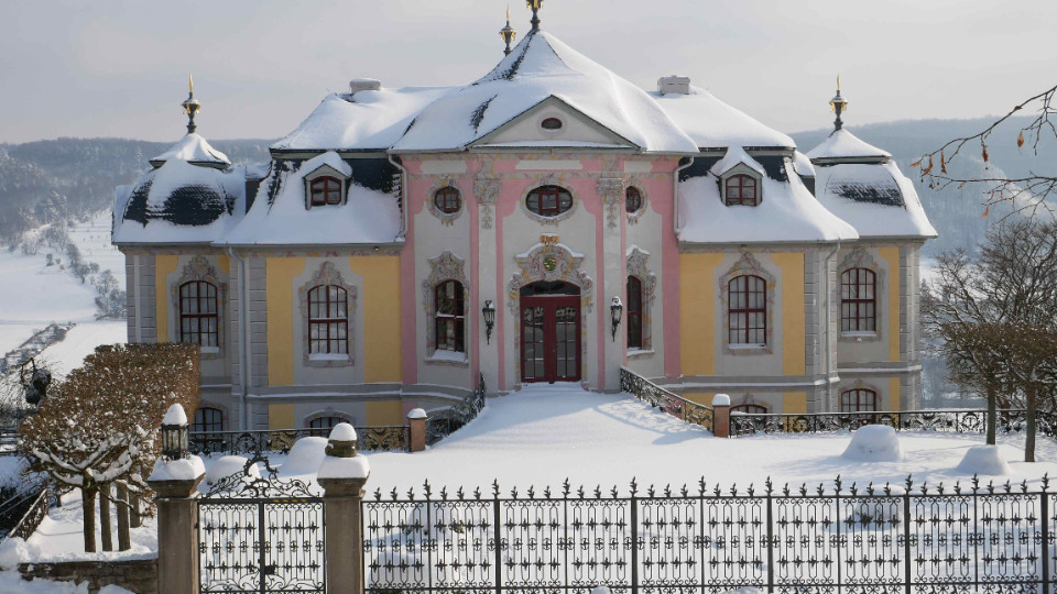 Winterzauber auf den Dornburger Schlössern