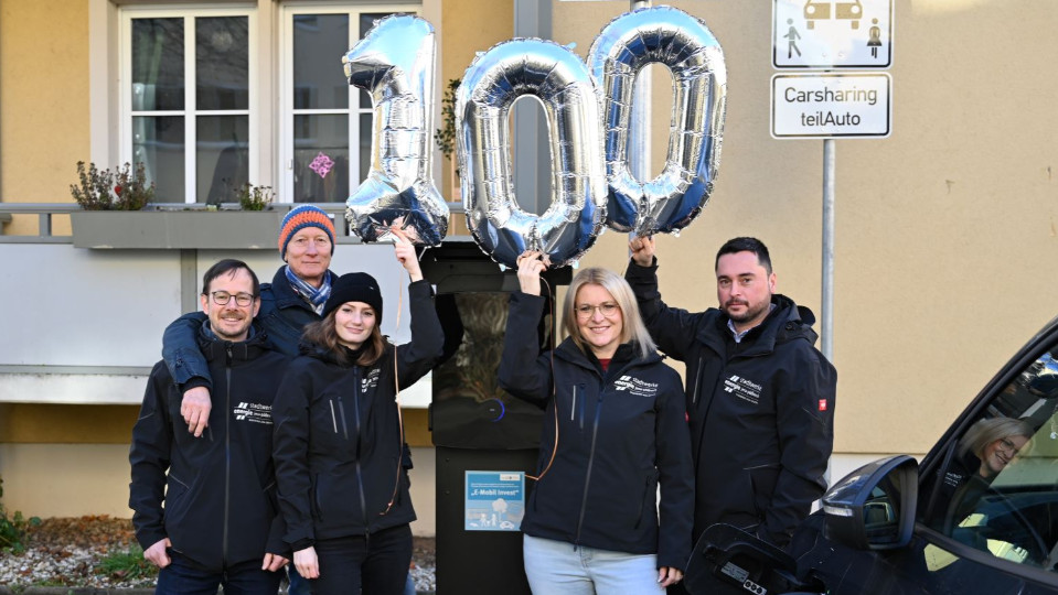 100. öffentlicher Ladepunkt in Jena