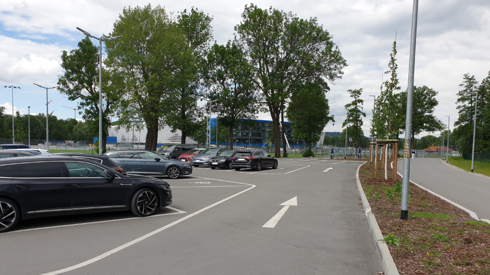 KIJ-Parkplatz in der Oberaue wird offiziell geöffnet