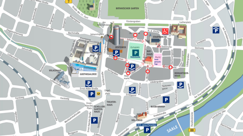 Verkehrseinschränkungen in der Innenstadt am 5./6. April