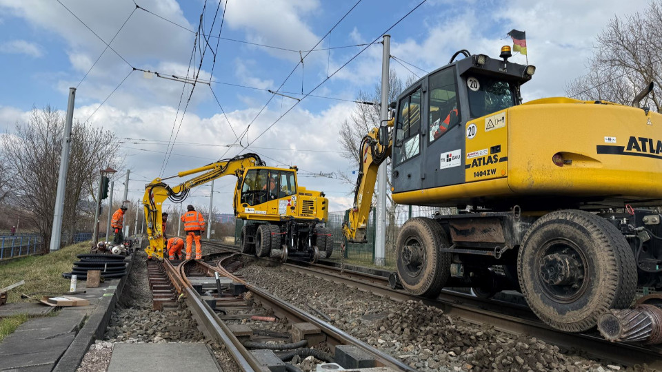 Oberaue: Sperrung für planmäßige Gleisarbeiten