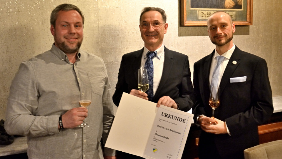 Aria Baniahmad ausgezeichnet