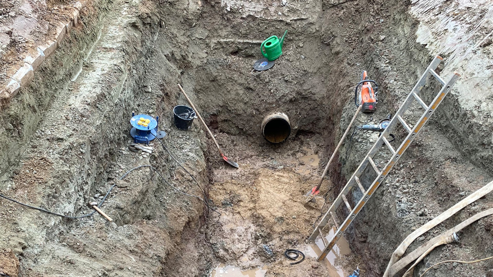 Rohrbruch: Reparaturarbeiten verlaufen erfolgreich