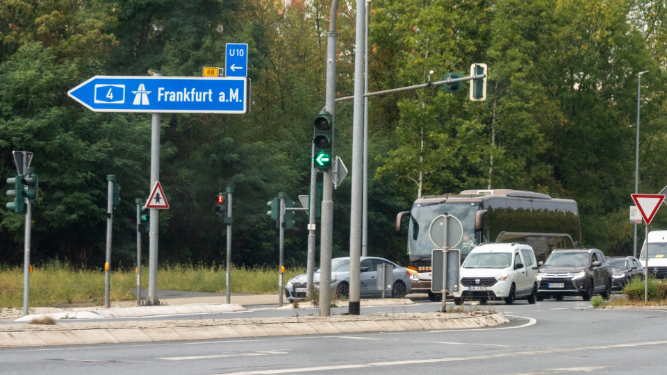 Verkehrseinschränkungen auf der A4 