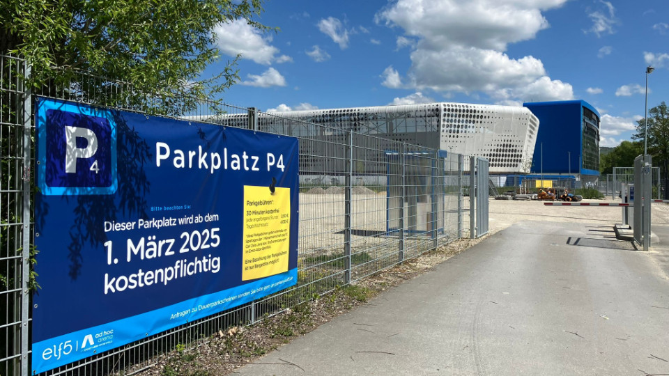 Südbad-Parkplatz am Samstag nur eingeschränkt nutzbar 