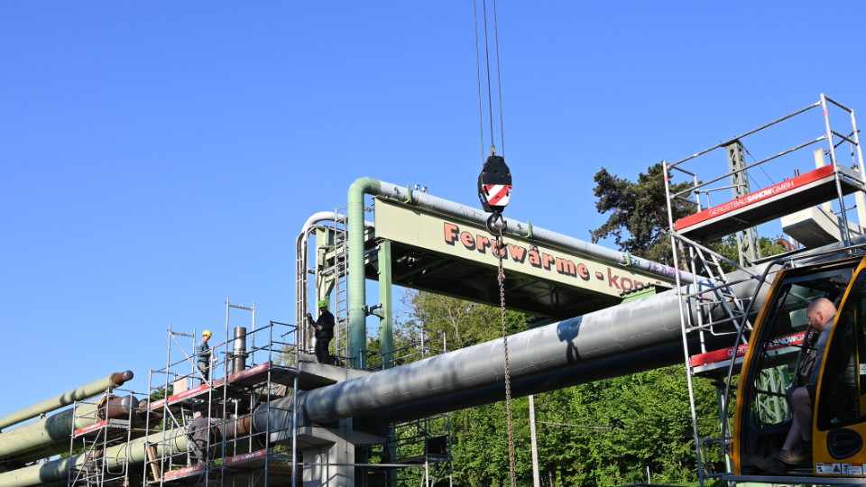 Fernwärme früher wieder verfügbar