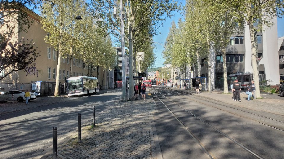Barrierefreien Umbau der Haltestellen Löbdergraben 
