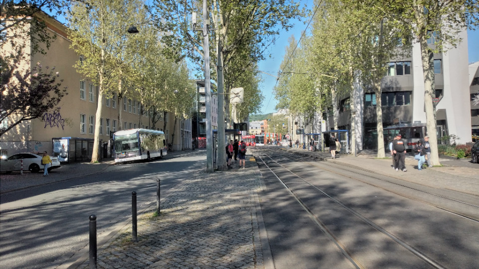 Barrierefreier Umbau der Haltestelle