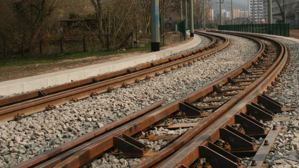 Nächtliche Gleisarbeiten in Lobeda-West