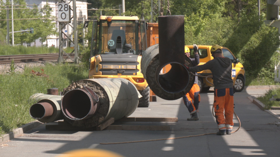 Dampf ablassen – Bauarbeiten sorgen für Fernwärme-Unterbrechung